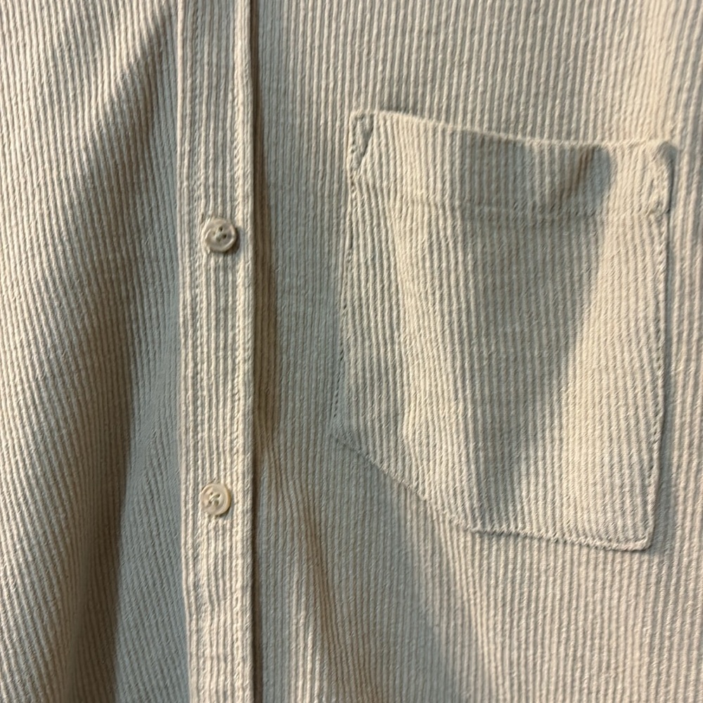 Eighty Eight Ribbed Button Down Size Large - image 2